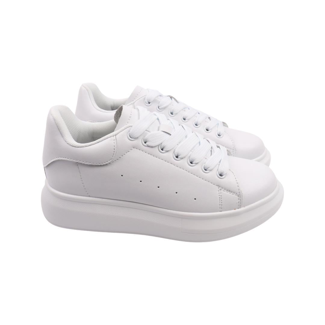 Кеди жіночі Bonavi зі шкіри Білий (11-22DTC 40)