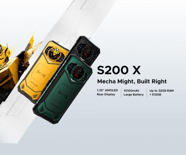 Смартфон Doogee S200X 12/512ГБ Чорний (6923740243411) - фото 2