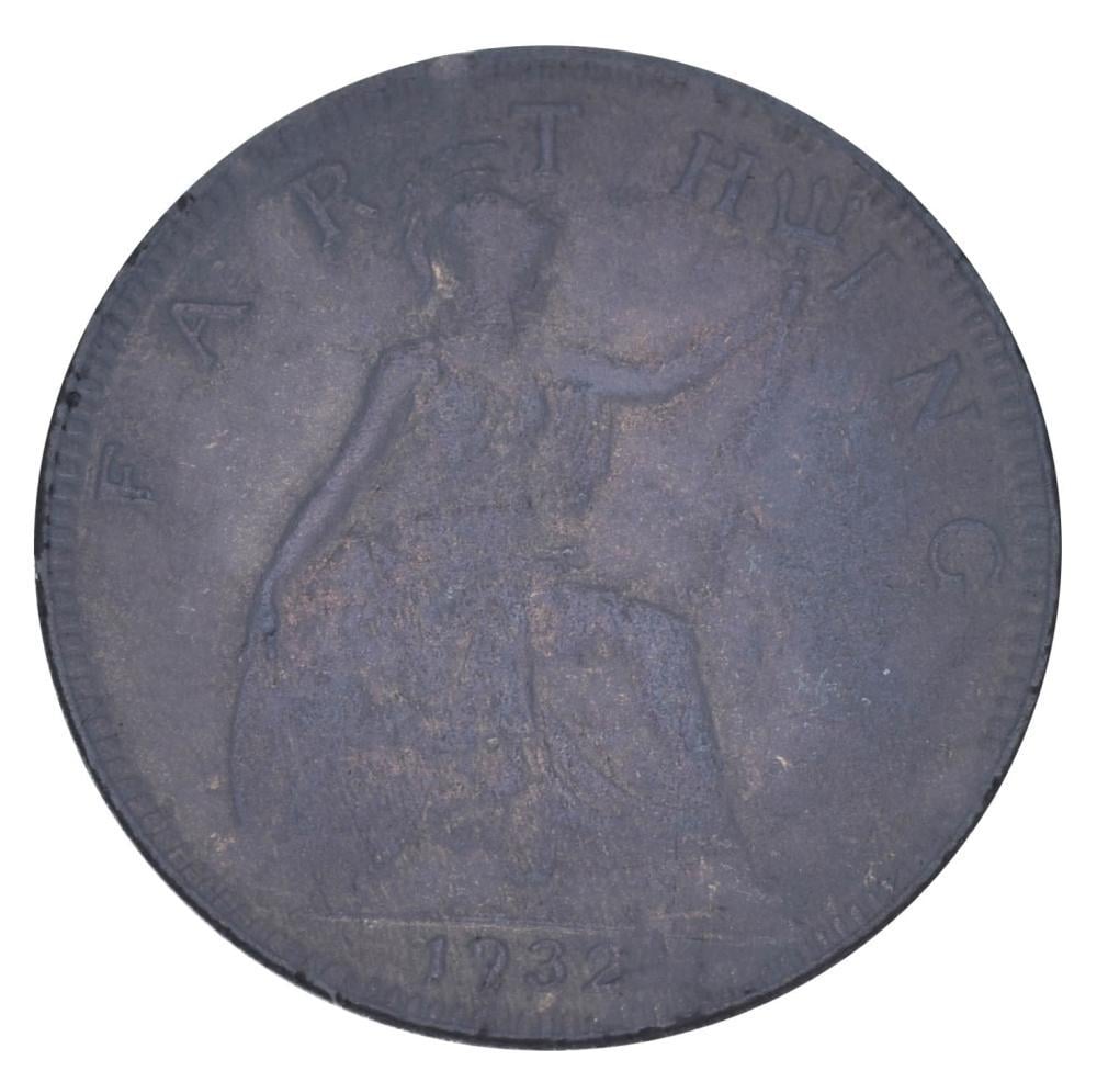 Коллекционная монета Великобритания 1 фартинг 1932 F-VF (М20891)