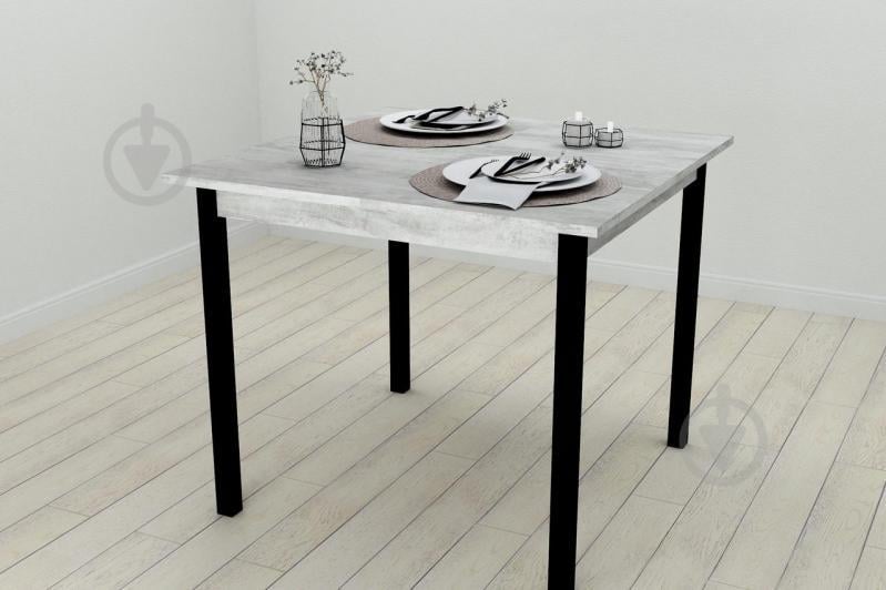 Стол кухонный Ferrum-decor Диего 75x80x80 Черный ДСП Урбан Лайт 16мм (DIE0007)