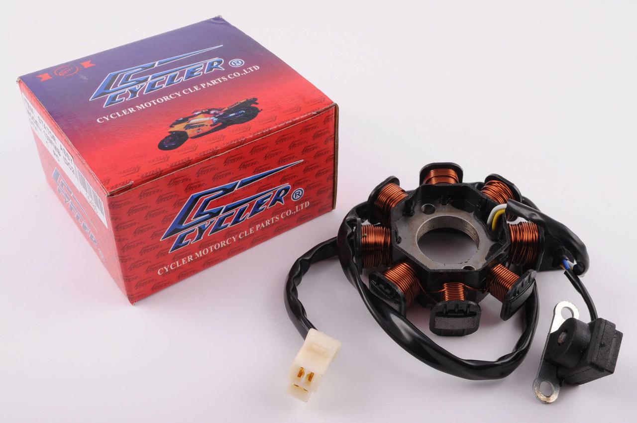 Статор генератора CYCLER Honda DIO ZX 8 котушок (2177267751)