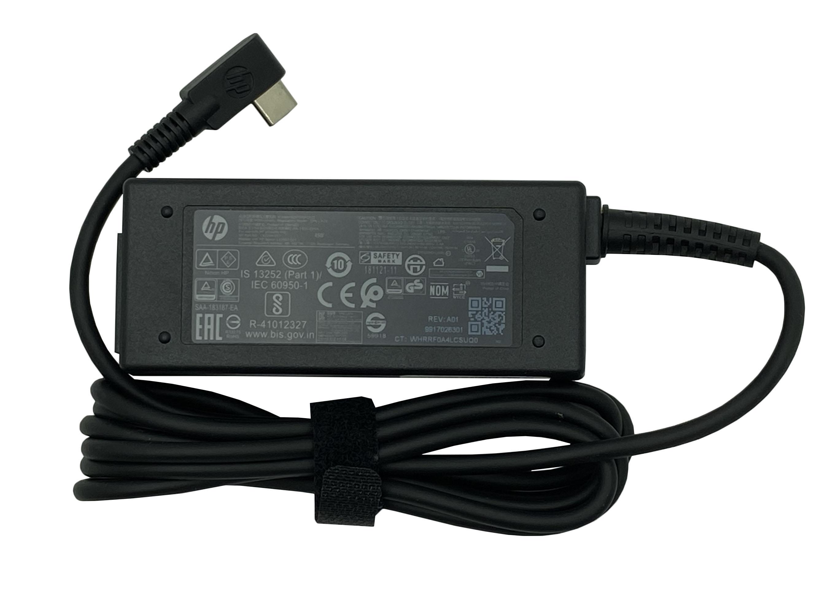 Блок питания для ноутбука HP 45W 5V-20V 2,25A-5A USB Type-C (093174)