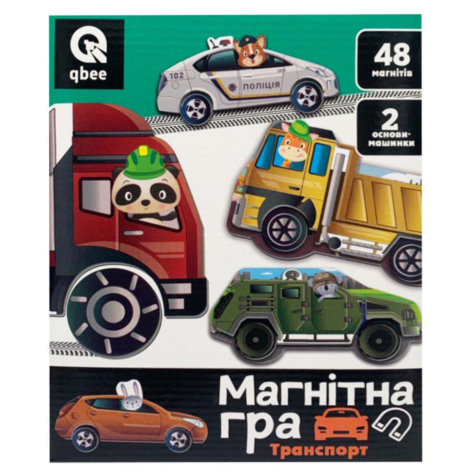 Магнитная игра Qbee Транспорт 48 магнитов (IM-176-M-928)