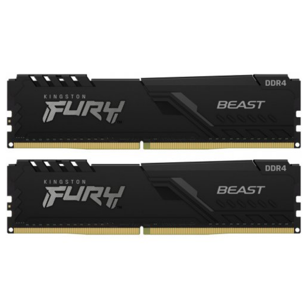 Оперативна пам'ять Kingston Fury Beast KF426C16BBK2/16 DDR4 2х8 Гб 2666 МГц - фото 2