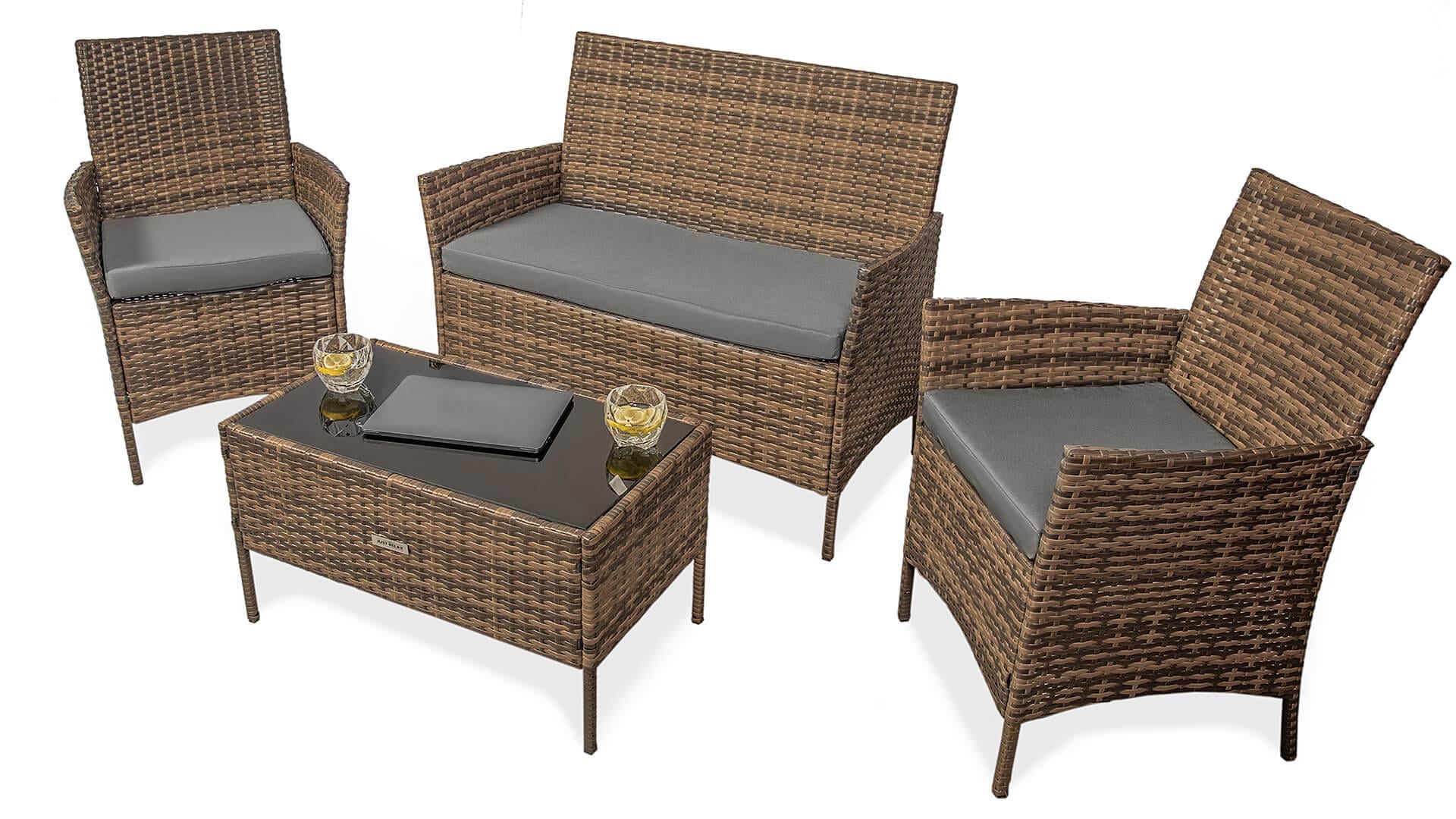 Набор садовой мебели Just Relax Classic Микс Коричневый