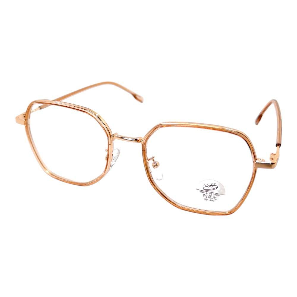 Комп'ютерні окуляри Blue Blocker оправа 89006 NN Золотий/Бежевий - фото 1 Комп'ютерні окуляри Blue Blocker оправа 89006 NN Золотий/Бежевий - фото 1