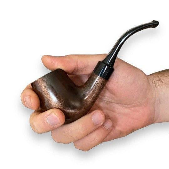 Трубка для паління Шерлока Холмса KAF229 під фільтр 9 мм 13 см Груша (13055682)