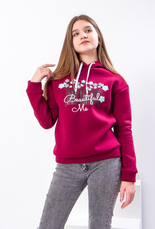 Худі для дівчинки Носи своє підлітковий 134 см Червоний (6230-025-33-v2)