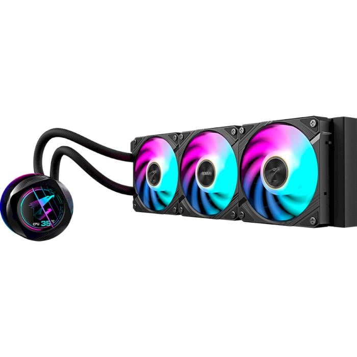 Система водяного охолодження Gigabyte AORUS WATERFORCE X II 360 з RGB підсвічуванням - фото 2