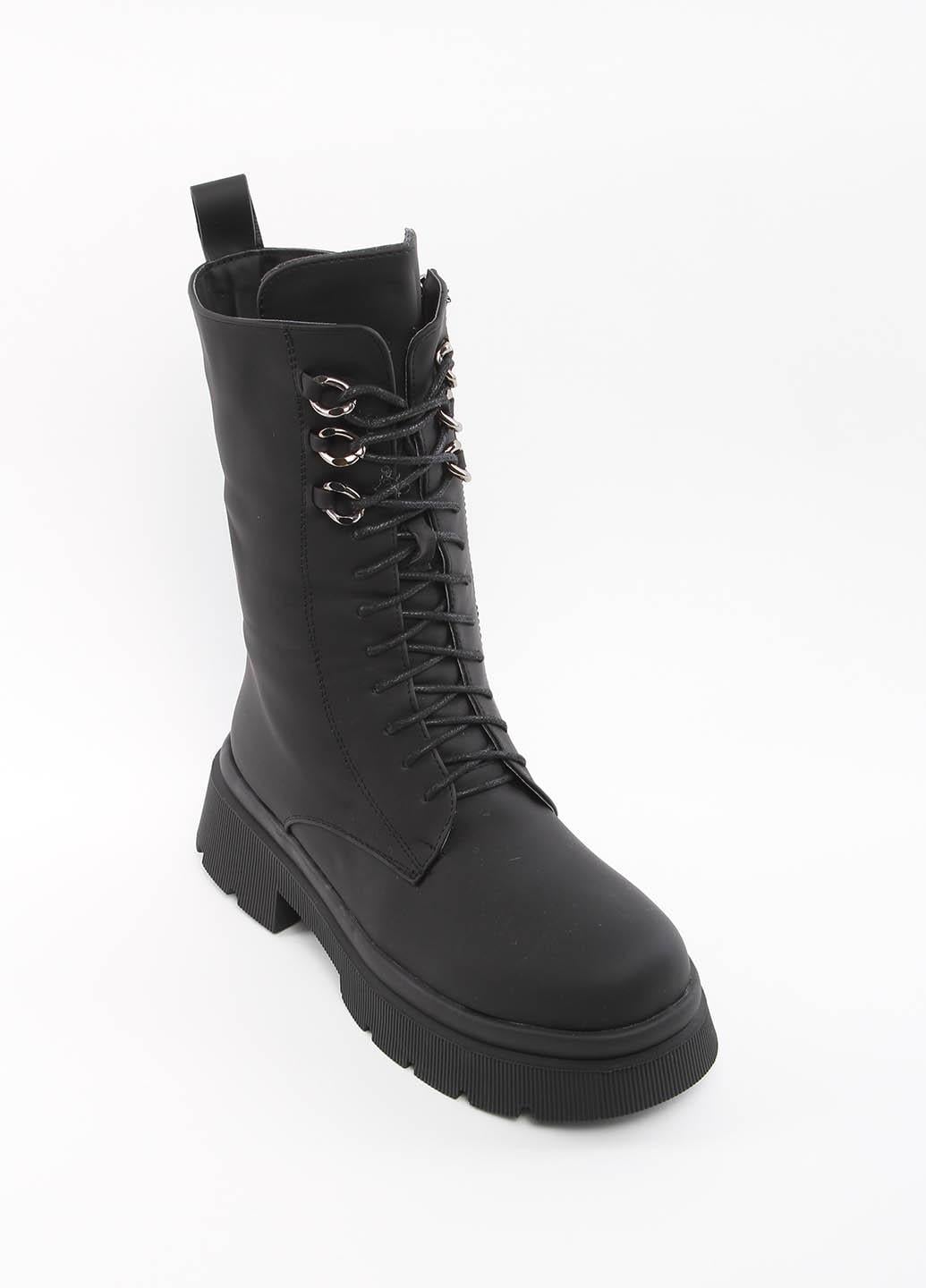 Ботинки женские зимние MeideLi высокие 338728 р. 36 Черный (338728_36)
