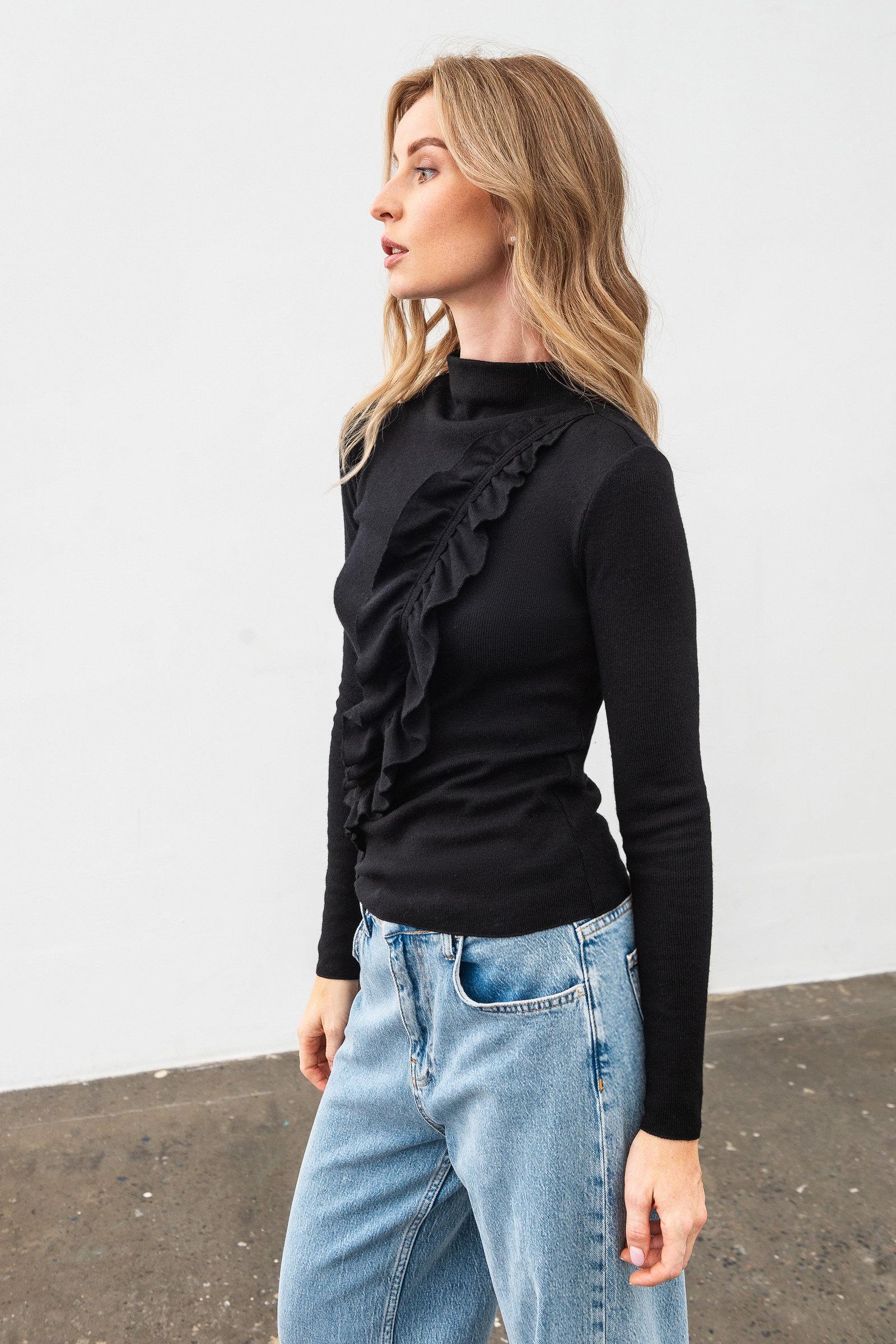 Джемпер Lesia Лістея 01 р. 42 Чорний (149370000) - фото 3