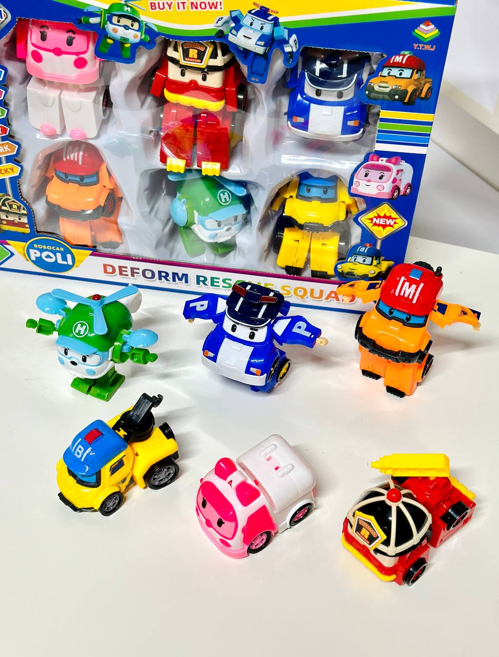 Набір фігурок Fun Game Робокар Полі 6 машинок трансформуються у роботів 335 В трансформери (2429434232) - фото 4 Набір фігурок Fun Game Робокар Полі 6 машинок трансформуються у роботів 335 В трансформери (2429434232) - фото 4