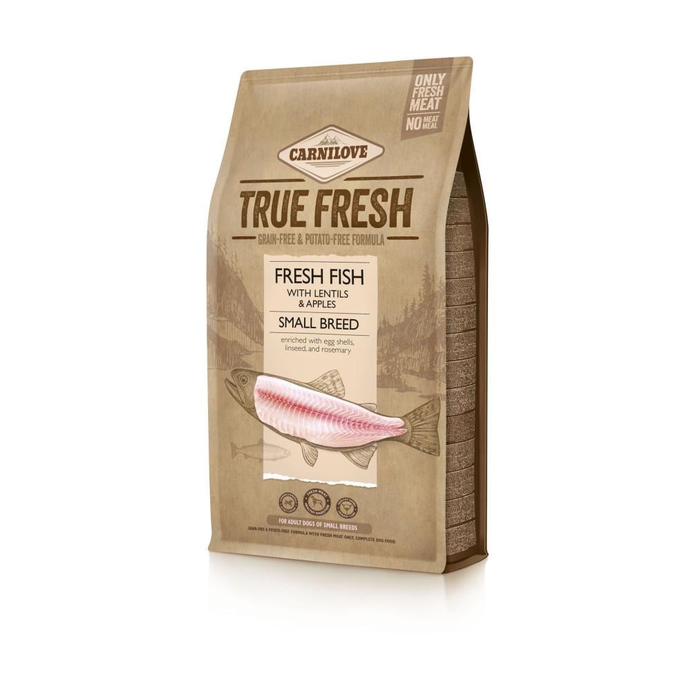Корм сухой Carnilove True Fresh Fish Adult Small Breed для собак малых пород рыба 1,4 кг (8595602558414) Корм сухой Carnilove True Fresh Fish Adult Small Breed для собак малых пород рыба 1,4 кг (8595602558414)