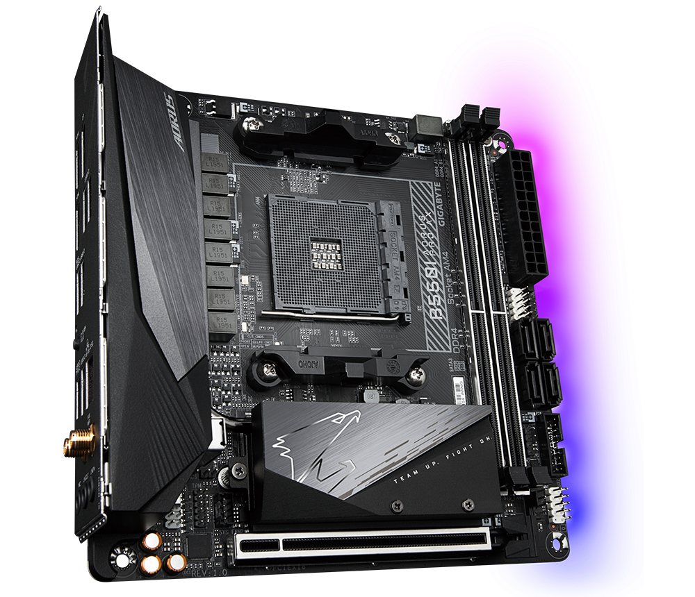 Материнська плата Gigabyte B550I AORUS PRO AX (27064297)