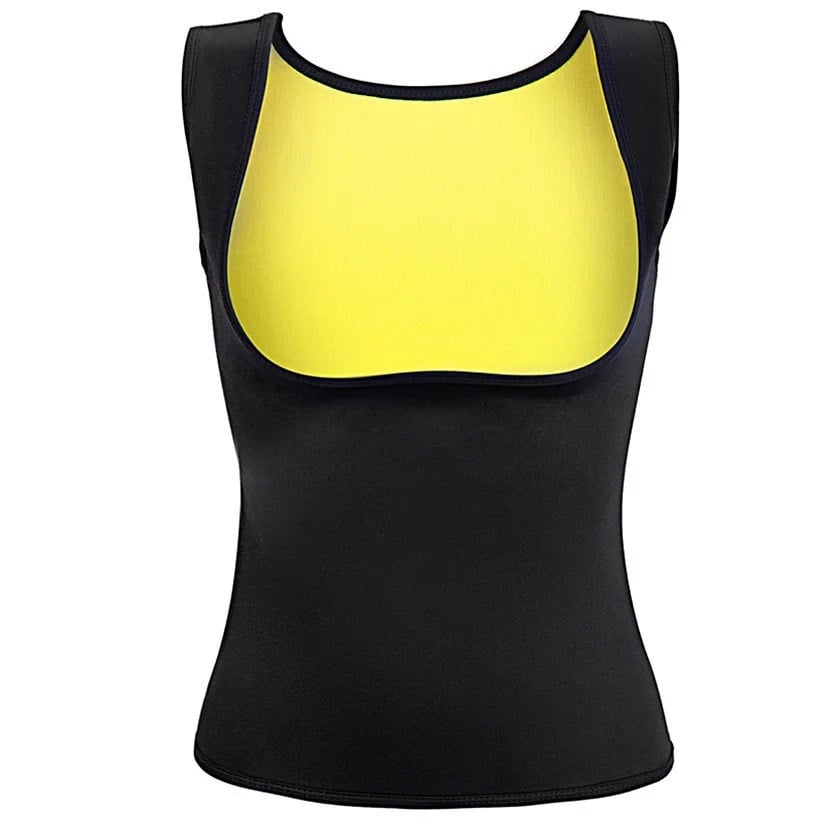 Майка для схуднення Yoga Vest з відкритими грудьми XL Чорний (13825XL03648)