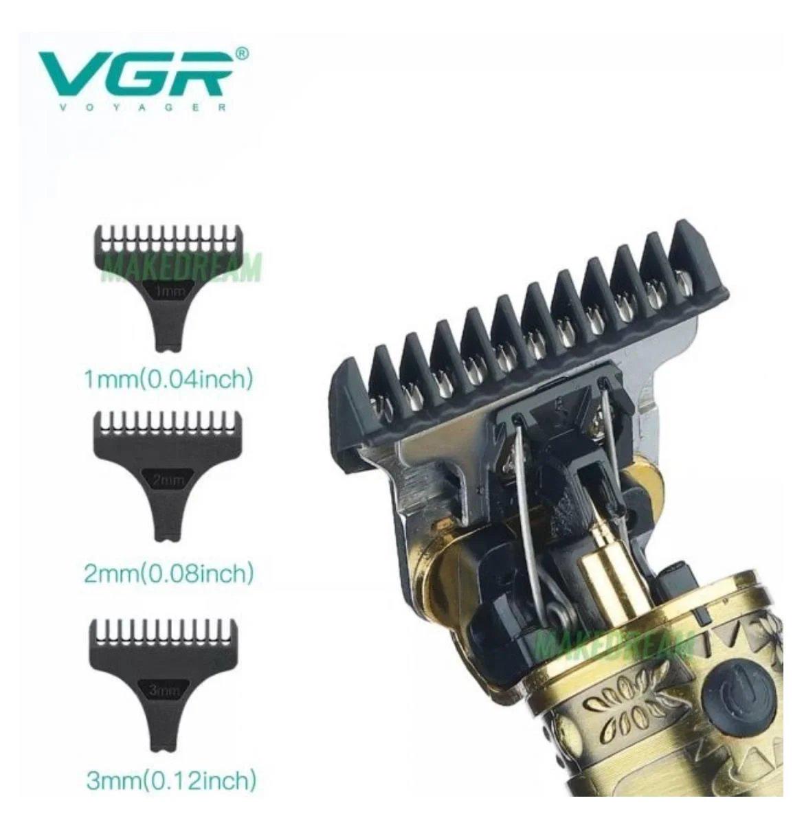 Тример бездротовий VGR G-085 акумуляторний для стрижки та окантування волосся - фото 8 Тример бездротовий VGR G-085 акумуляторний для стрижки та окантування волосся - фото 8
