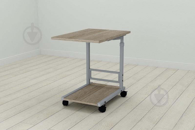 Стол приставной Ferrum-decor Френу 62x40x60 металл Серый ДСП Дуб Дуб Сонома Трюфель 16мм (FRE0019) Стол приставной Ferrum-decor Френу 62x40x60 металл Серый ДСП Дуб Дуб Сонома Трюфель 16мм (FRE0019)