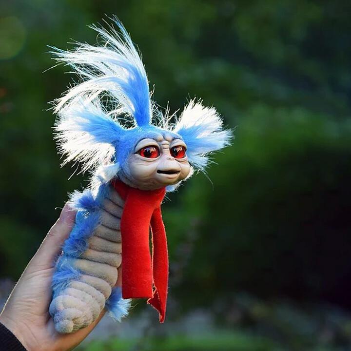 Игрушка мягкая червь Уильям из фильма Лабиринт - фото 3