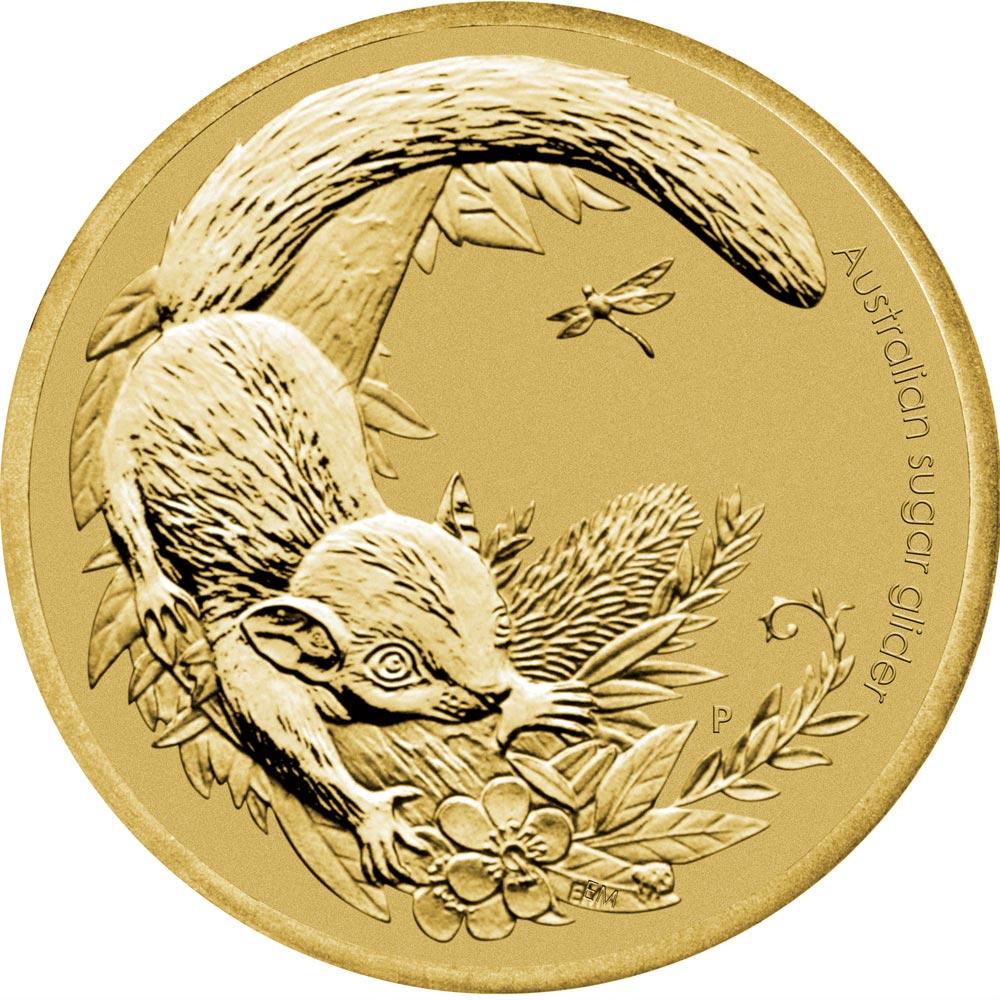 Коллекционная монета Австралия 1 доллар 2011 Сахарный летающий поссум UNC (KM#1575)