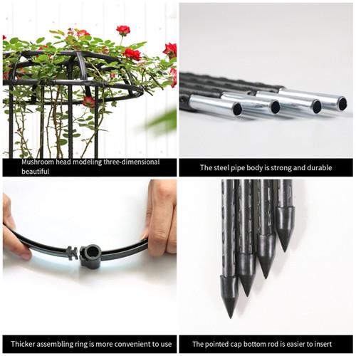 Опора для растений 8955 125 см Черный (8955) - фото 6 Опора для растений 8955 125 см Черный (8955) - фото 6