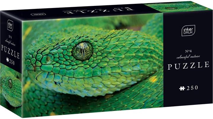 Пазли тришарові ТМ InterDRUK Colourful Nature 4 Snake 250 шт. 48х33 см (5902277342027)
