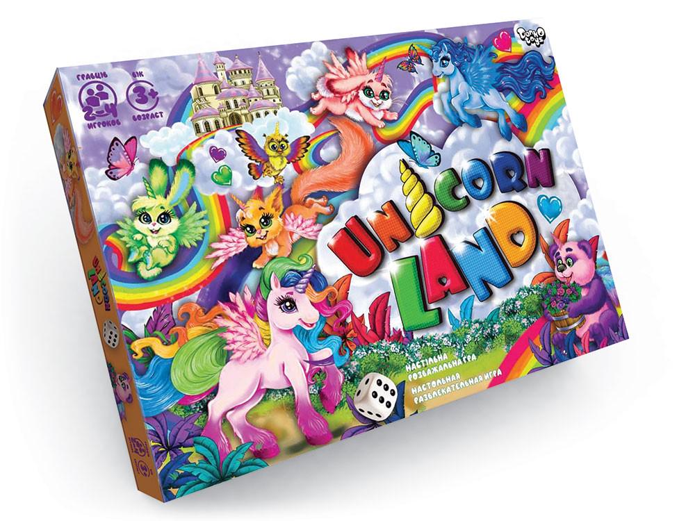 Настільна гра розважальна Danko Toys Unicorn land (MTT-112768) Настільна гра розважальна Danko Toys Unicorn land (MTT-112768)