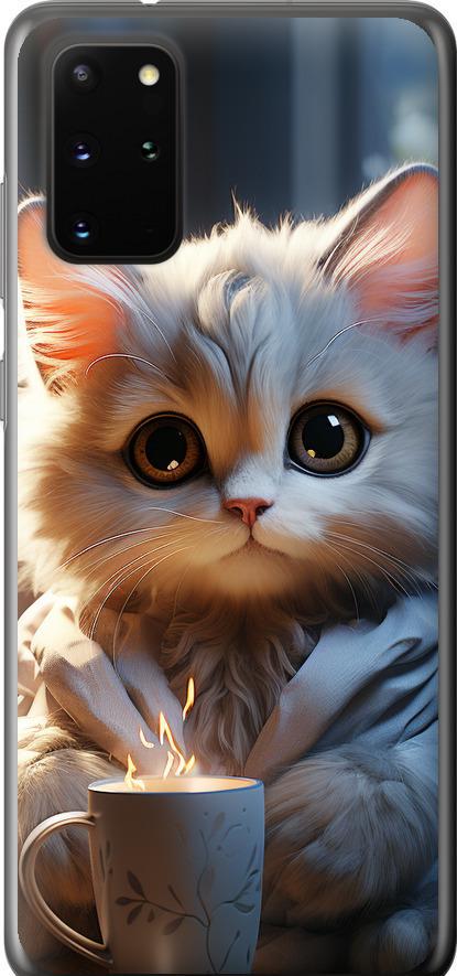 Чехол на Samsung Galaxy S20 Plus White cat (5646t-1822-42517)