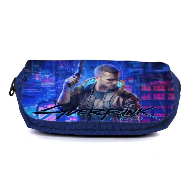 Пенал школьный Cyberpank-001 Синий (1428935344)