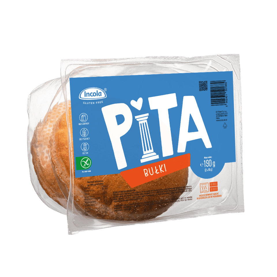 Булочка піта без глютену INCOLA Pita веганська 190 г