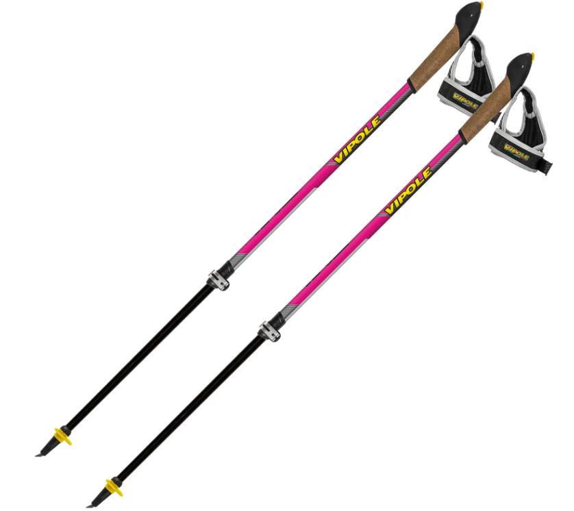 Палки для скандинавской ходьбы Vipole Instructor Vario QL DLX Violet (S20 29)