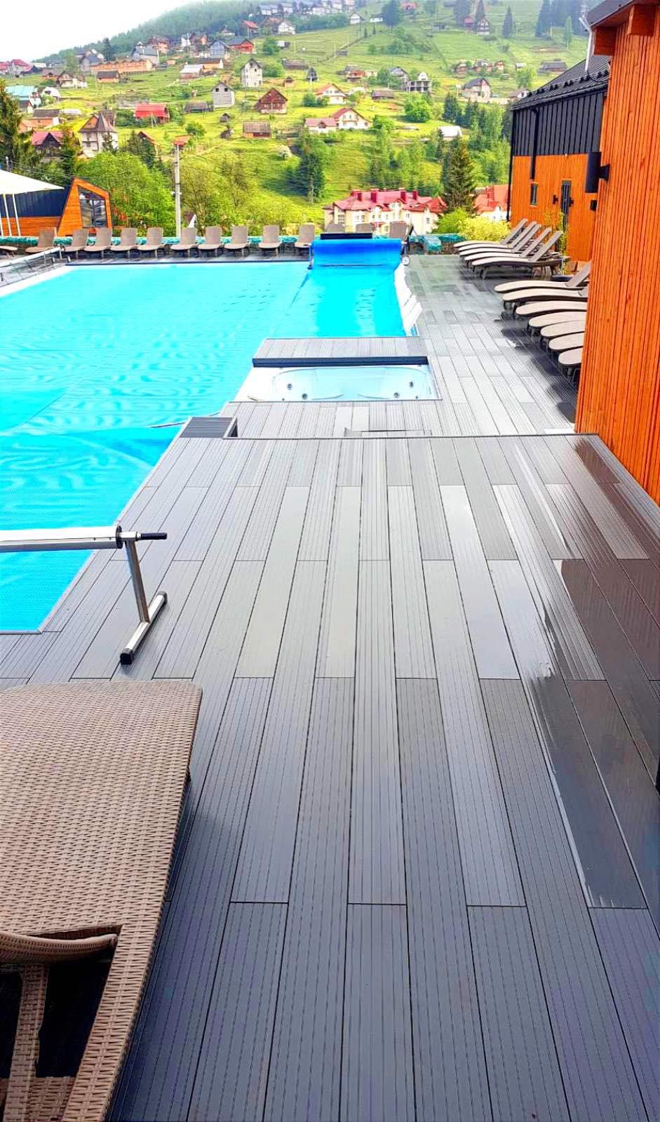 Терасна дошка POLYROOT Series M 3D структура деревини 140x21x2400 мм Graphite (12491574) - фото 2 Терасна дошка POLYROOT Series M 3D структура деревини 140x21x2400 мм Graphite (12491574) - фото 2