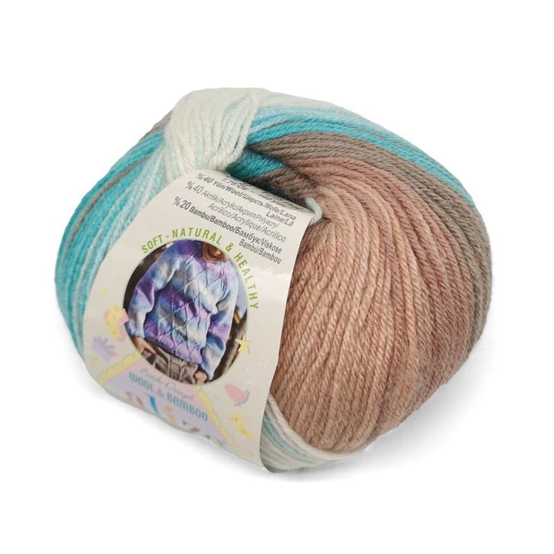 Пряжа Alize Baby Wool Batik 6320