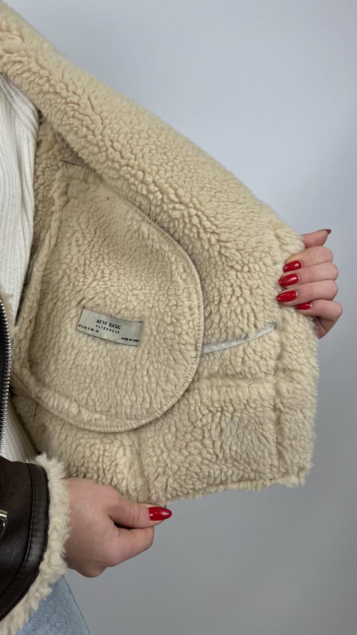 Дублянка жіноча Бренд #F2418-07 S Коричневий (23918512) - фото 4