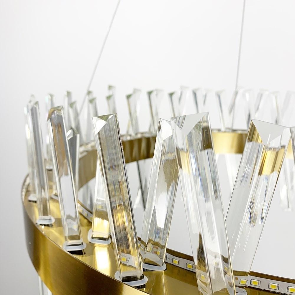 Люстра дизайнерська з кришталевоподібними паличками Ø 80 см (7006-800C) - фото 2 Люстра дизайнерська з кришталевоподібними паличками Ø 80 см (7006-800C) - фото 2