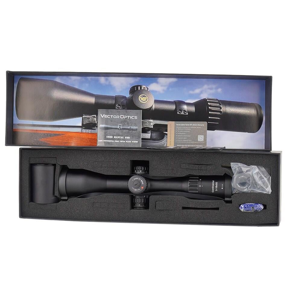 Приціл оптичний Vector Optics Continental 3-18x50 34 мм illum. FFP VCT-34 (5003674) - фото 6