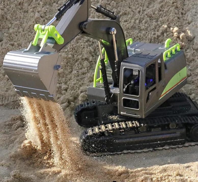 Радіокерована іграшка Екскаватор з пультом на акумуляторі (28443582) - фото 5 Радіокерована іграшка Екскаватор з пультом на акумуляторі (28443582) - фото 5