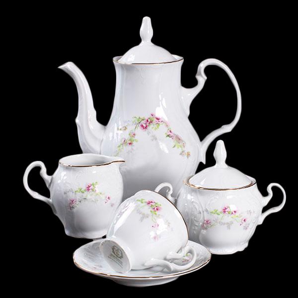 Кофейный сервиз Thun Bernadotte 17 пр./6 п. (00000000602)