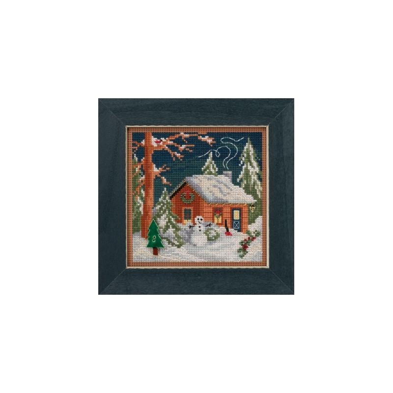 Набор для вышивания крестиком Mill Hill MH141834 Christmas Cabin (41669)