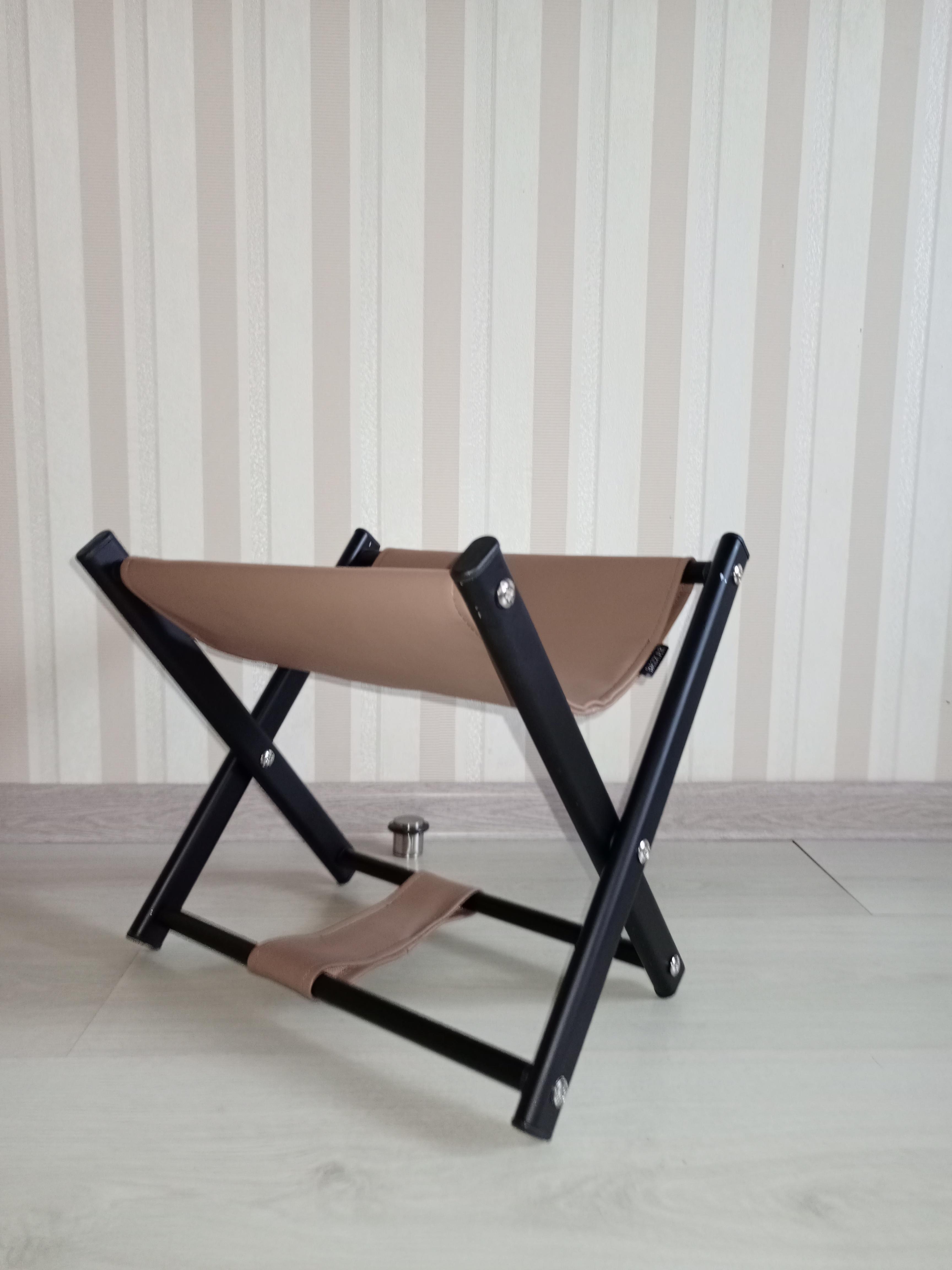 Підставка для сумки висота 31 см Капучино/Чорний - фото 5