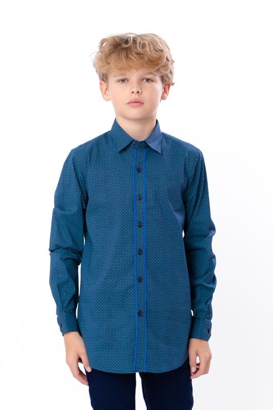 Сорочка для хлопчика Носи Своє 170 см Синій (43540)
