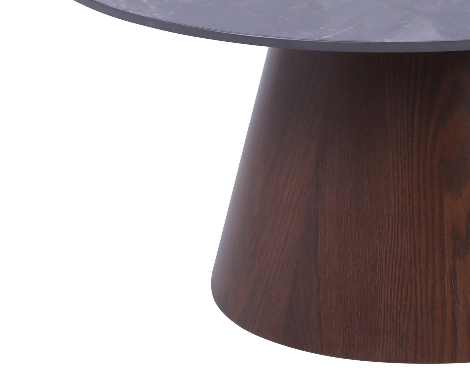 Журнальный столик Intarsio VIRGINIA A 80x35,5 см Черный глянец/Коричневый матовый (23550428) - фото 2 Журнальный столик Intarsio VIRGINIA A 80x35,5 см Черный глянец/Коричневый матовый (23550428) - фото 2