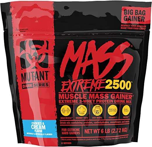 Гейнер Mutant Mass XXXtreme Cookies cream 2720 г