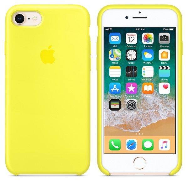 Чехол-накладка Apple Silicone Case for iPhone 7/8/SE, Flash (HC) (A)