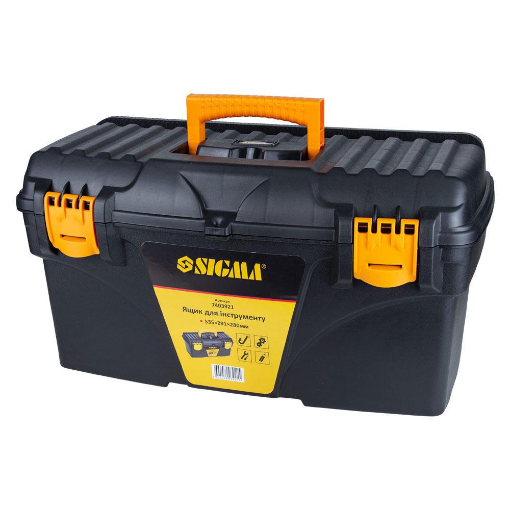 Набір ящиків для інструментів Sigma 2в1 410x209x195/535x291x280 мм (7403881) - фото 3