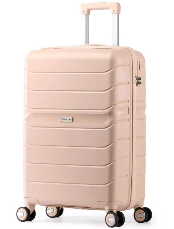Чемодан SEMI LINE T5770-1 20" S Cappuccino (DAS302953)