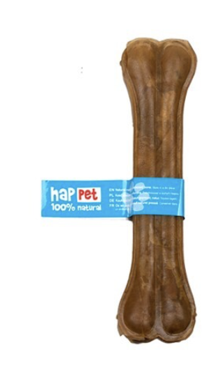 Кость для собак Happet из коровьей кожи 12,5 см 1 шт. (PB45 5907708635969)