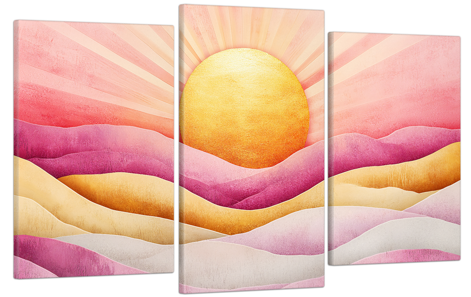 Картина на холсте МАКО цветной горизонт 53x100 см (MK30596)