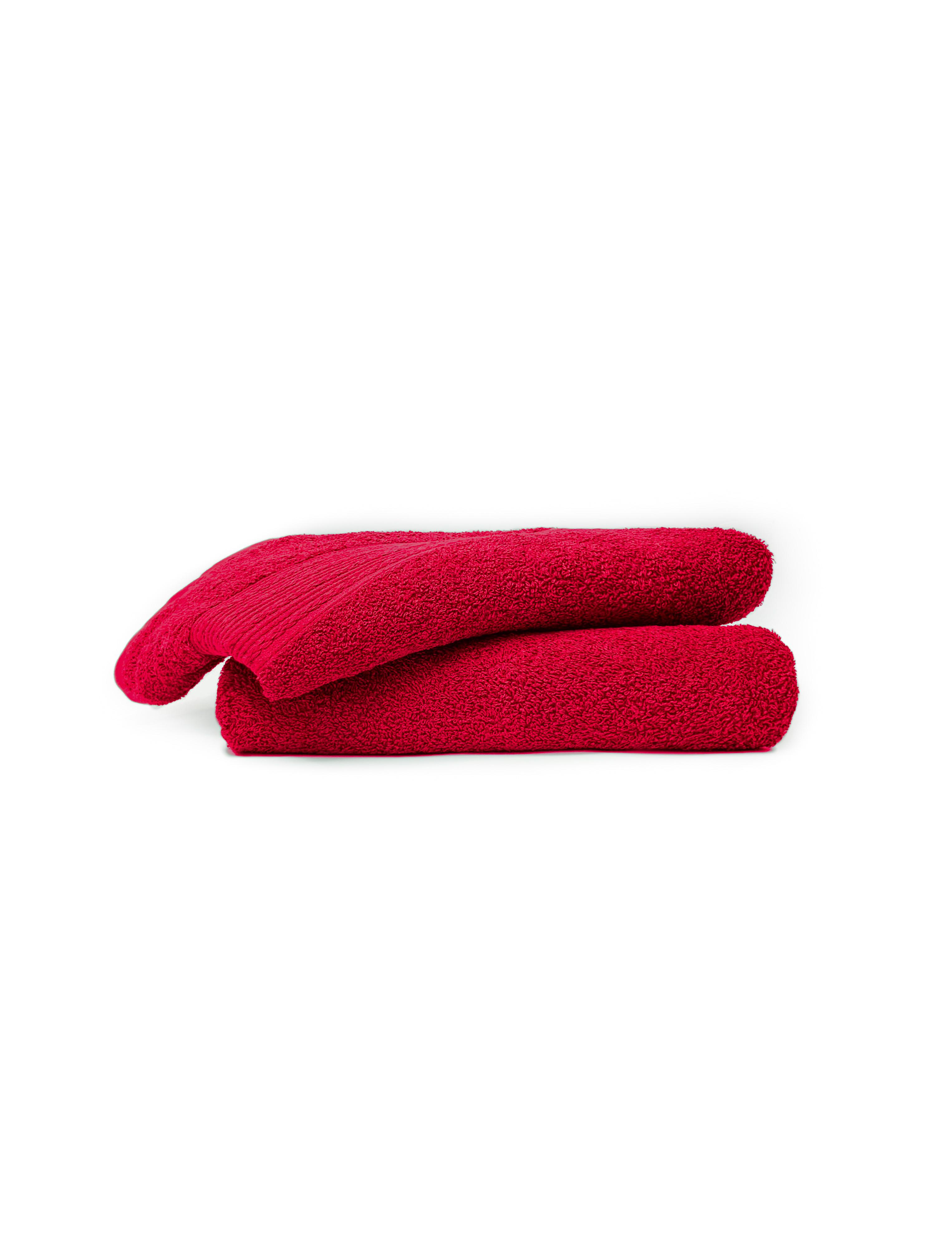 Махровое полотенце Bayram 100х180 Красный
