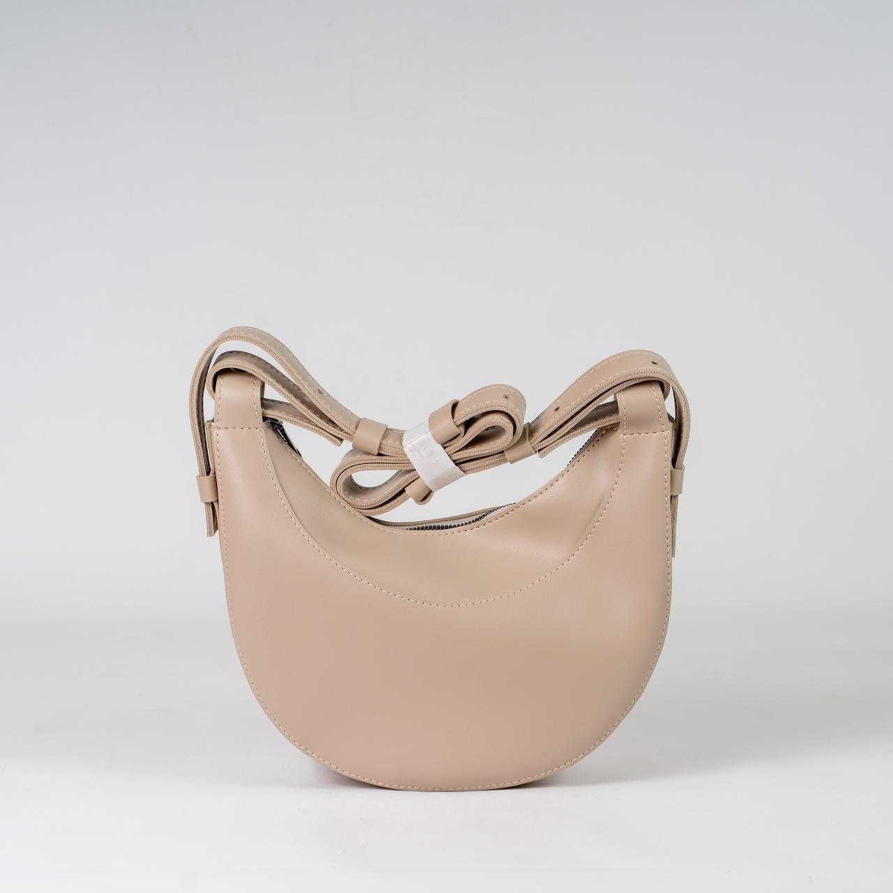 Сумка жіноча хобо з довгим ремінцем KVITUCHA № 54-24 Бежевий - фото 1