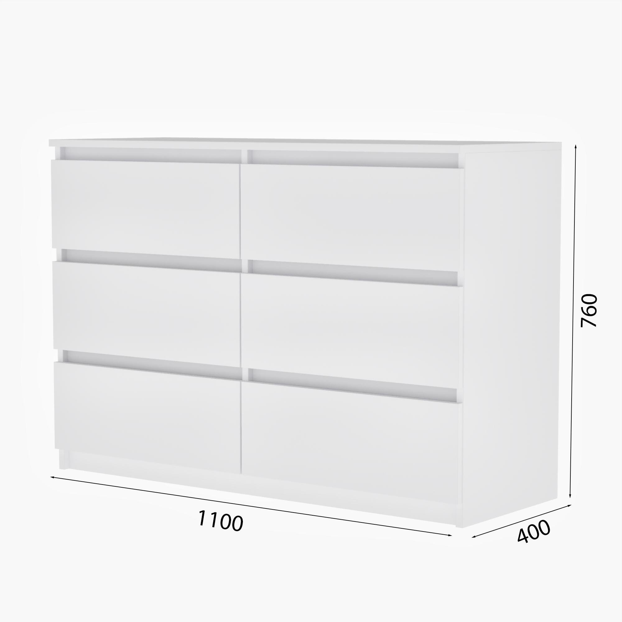 Комод Furnigrade КМ 10 1100х760х400 мм Венге - фото 3